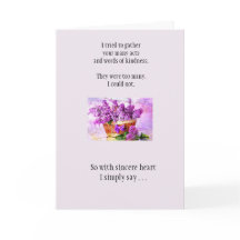 Obrigado simplesmente