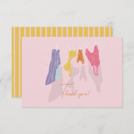 Cartão De Agradecimento Obrigado Theme Praia