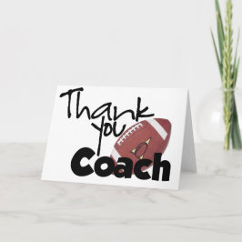 Cartão De Agradecimento Obrigado Treinador, Futebol