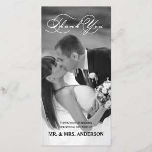 CARTÃO DE AGRADECIMENTO OBRIGADO WEDDING ROMÂNTICO DO ROTEIRO %PIPE% VOCÊ