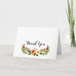 Cartão De Agradecimento Obrigado Wreath Notecard