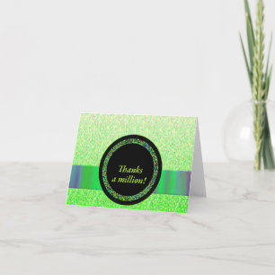 Cartão De Agradecimento Obrigados a Milhão de Notecards