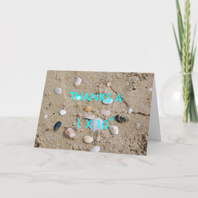 Cartão De Agradecimento OBRIGADOS A MILHÕES - obrigado (Frente)