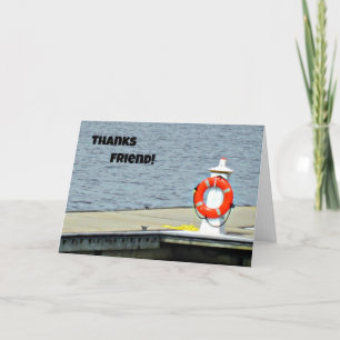 Cartão De Agradecimento Obrigados Amigo!