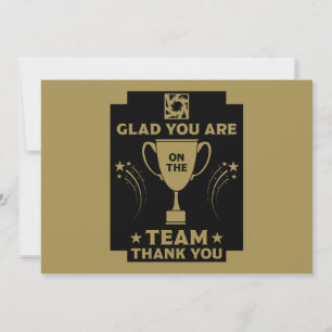 Cartão De Agradecimento Obrigados da equipe corporativa