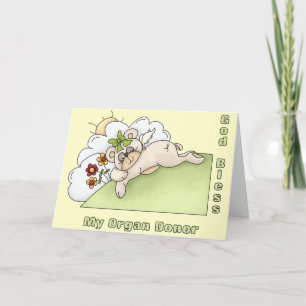 Cartão De Agradecimento Obrigados de doadores de órgãos
