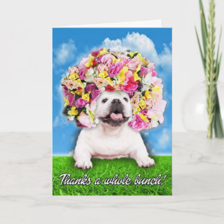 Cartão De Agradecimento Obrigados de um Bunch Inteiro