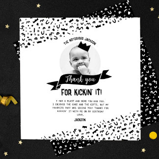 Cartão De Agradecimento Obrigados Para Chutar Comigo 90s Hip Hop