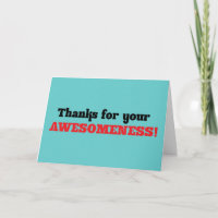 Obrigados para seu awesomeness!
