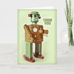 CARTÃO DE AGRADECIMENTO OBRIGADOS ROBOT