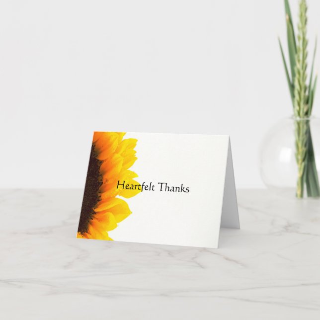 Cartão De Agradecimento Obrigados sentido (Frente)