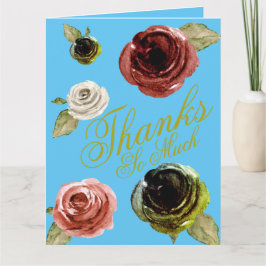 Cartão De Agradecimento Obrigados Tanto