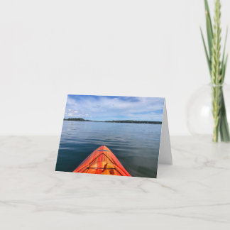 Cartão De Agradecimento Ocean Kayak Notecards
