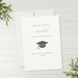 Cartão De Agradecimento Oersonalized graduation card