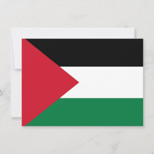 Cartão De Agradecimento oficialmente o Estado da Palestina bandeira do paí