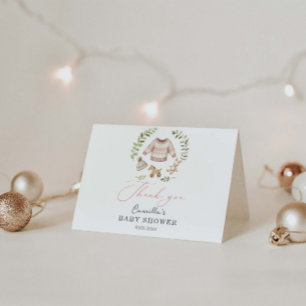 Cartão De Agradecimento Oh Girl Boho Nursery Girl Vintage