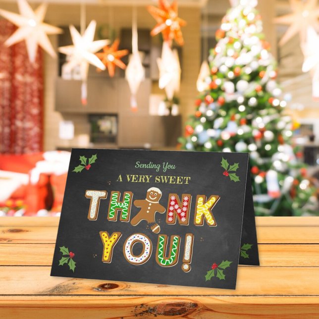 Cartão De Agradecimento Oh, Snap! Gingercake Cookie qualquer foto de anive (Criador carregado)