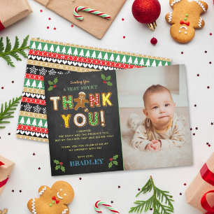 Cartão De Agradecimento Oh, Snap! Gingercake Cookie qualquer foto de anive