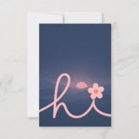 "oi" Design do Pôr do Sol da Montanha do Roteiro