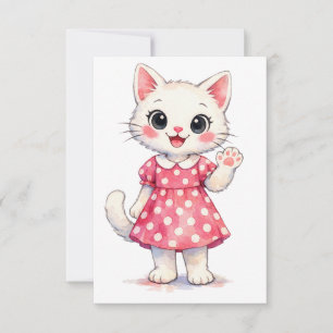 Cartão De Agradecimento Olá Kitty!