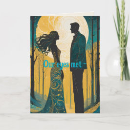 CARTÃO DE AGRADECIMENTO OLHOS ATENDEM A PLACA DE ANIVERSÁRIO/AMOR