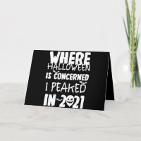 Onde o Halloween é Concerne, eu Atingi o Pico em 2