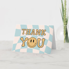 CARTÃO DE AGRADECIMENTO ONE HAPPY DUDE THANK YOU TENT CARD