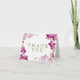 Cartão De Agradecimento Orchid Paradise Thank You Cards