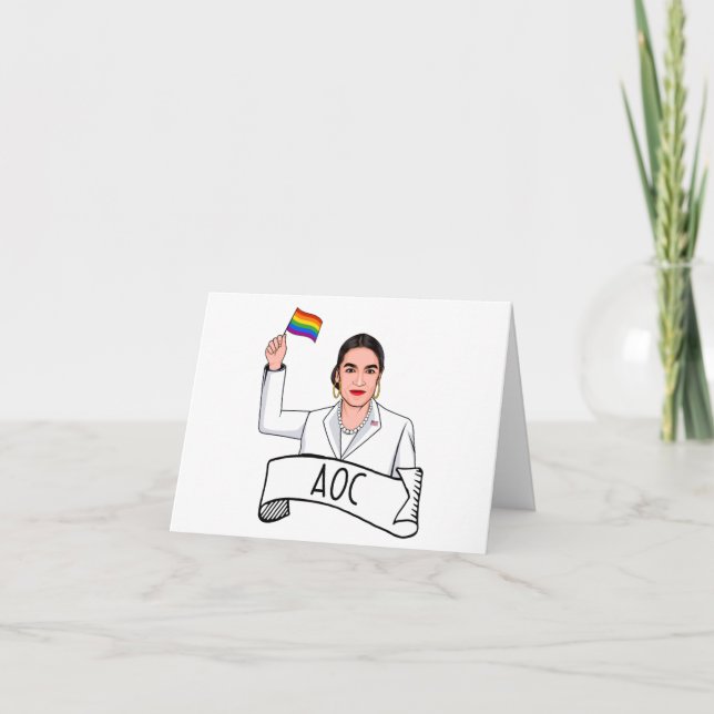 Cartão De Agradecimento Orgulho AOC (Frente)