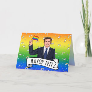 Cartão De Agradecimento Orgulho do Prefeito Pete