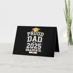 Cartão De Agradecimento Orgulhoso Pai De Um Graduado Em 2025 Graduação Da