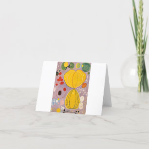 Cartão De Agradecimento Os Dez Maiores, Grupo IV, nº 7, por Hilma af Klint