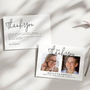 Cartão De Agradecimento Os formandos   2 Festa de formatura dupla lateral