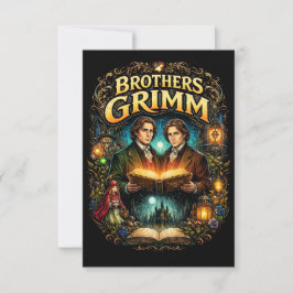 Cartão De Agradecimento Os Irmãos Grimm