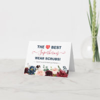 Os melhores super-heróis Vestem Scrubs Burgundy Fl