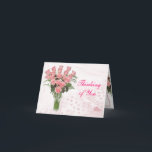 Cartão De Agradecimento Os rosas & o laço personalizam para toda a ocasião<br><div class="desc">Este cartão bonito é possibilidades infinitas assim que use sua imaginação e mude as palavras na parte dianteira, adicione palavras ao interior ou peça-as vazias e a mão escreve uma mensagem mais tarde. Algumas ocasiões poderiam incluir parabéns, dia das mães, para agradecer-lhe, pensando de você, para obtê-lo bem, e naturalmente...</div>