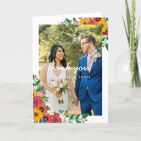 Ouro Yellow Boho Florals Foto de Casamento