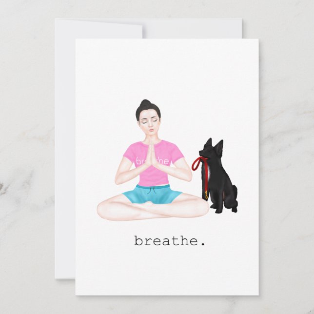 Cartão De Agradecimento paciência (Frente)