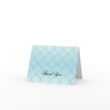 Padrão de Diamante Azul Aqua Obrigado