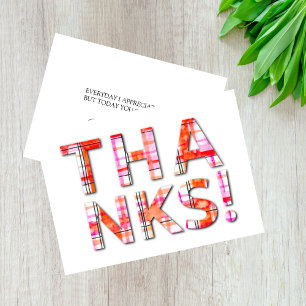 Cartão De Agradecimento Padrão de Laranjas das Pinças de Xadrez de Aquarel