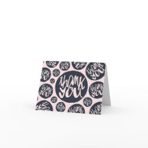 Padrão de Letreiramento Moderno Rosa e Azul