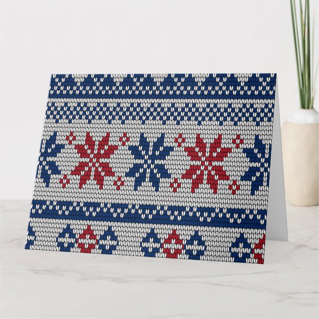 Cartão De Agradecimento Padrão de Motifs Simples 4 (Frente)