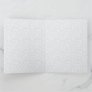 Cartão De Agradecimento Padrão Elegante Minimalista Escolar