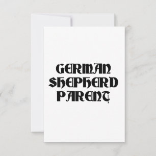Cartão De Agradecimento pai do german shepherd