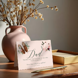 Cartão De Agradecimento Pai obrigados | Passear pelos meus Calçados de aqu