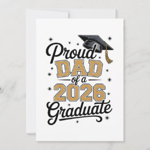 Cartão De Agradecimento Pai Orgulhoso De Um Graduado Em 2026 Graduação Dou