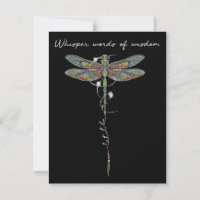 Palavras Sussuras De Dragonfly De Brocade Sabedori
