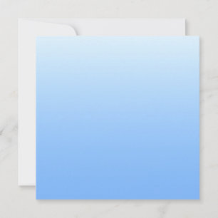 Cartão De Agradecimento Pálido fundo azul-ombre