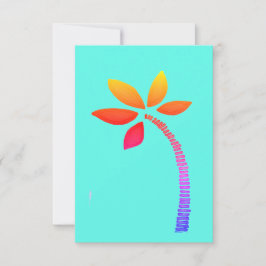 Cartão De Agradecimento Palmeira