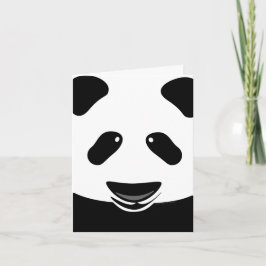 Cartão De Agradecimento Panda Bear Modern Obrigado Personalizado